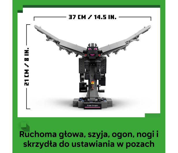 LEGO MINECRAFT 21595 Smok Kresu - 1529737 - zdjęcie 5